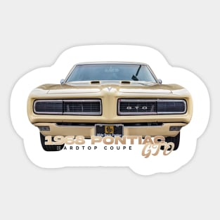 1968 Pontiac GTO Hardtop Coupe Sticker